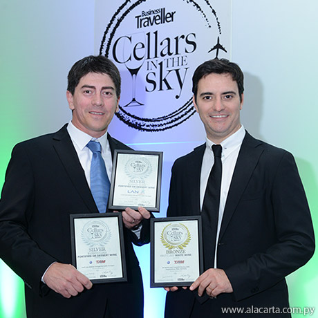 Medallas para los vinos de LATAM Airlines